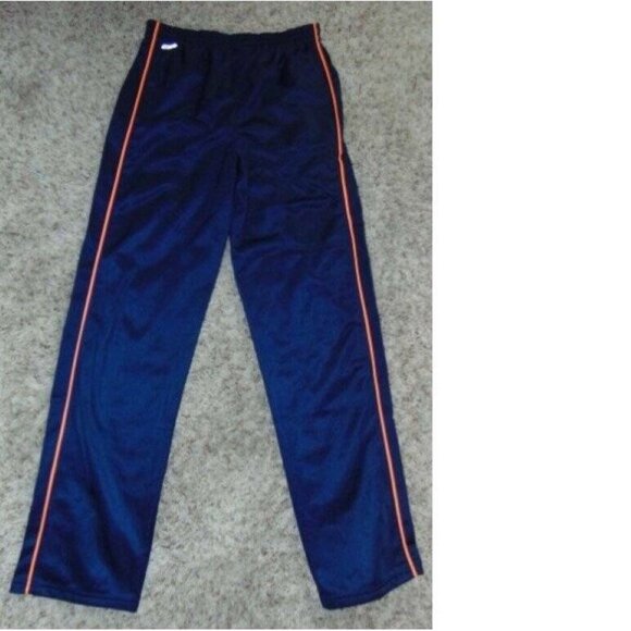 Boys Athletic Pants 16/18 Blue Side Striped Dry Tek Performance Track RBX Gear - Picture 3 of 4